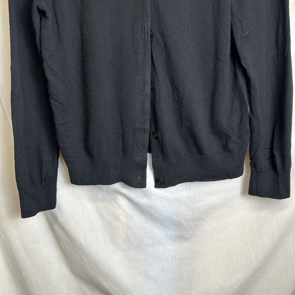 Coach 1941 Black Cardigan Women’s S Long Sleeve Crew Neck Button Front Sweater - Picture 3 of 9